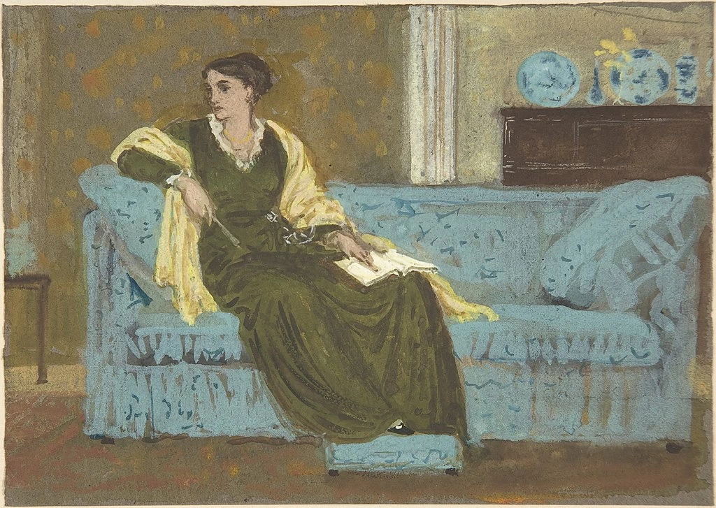Donna seduta sul divano - Metropolitan Museum of Art, New York